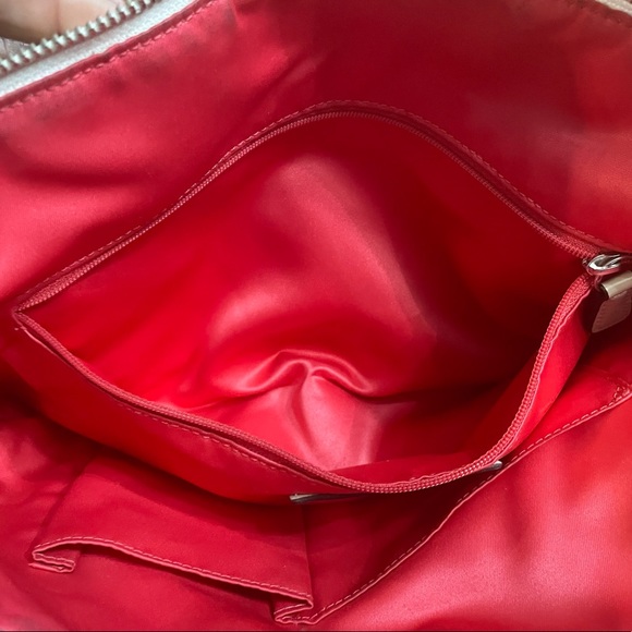 Coach Bag Poppy Signature C Stamped Hallie Multicolor Canvas Tote - Picture 11 of 17